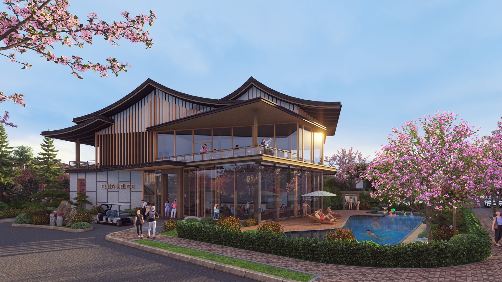 Novaworld Ho Tram - Binh An Morito, Sakura Beach - Landscape Design - 3